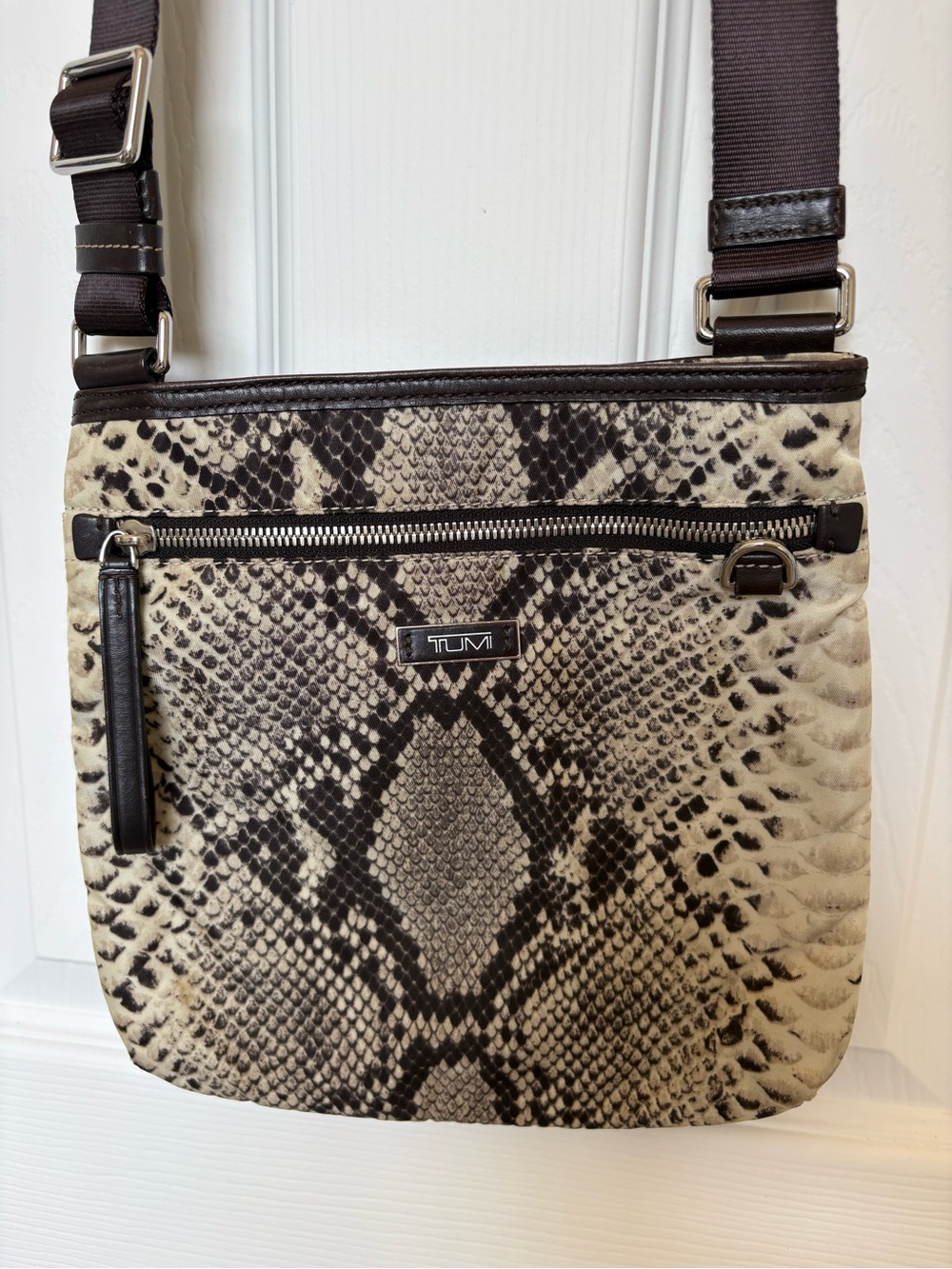 Beautiful like new Tumi crossbody